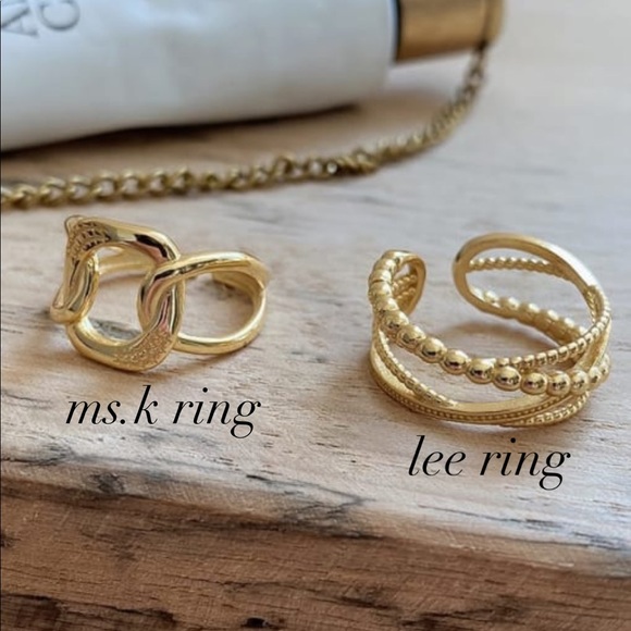 🎉HP🎉 Ms.K Ring Adjustable | 14k Gold Plated - Picture 4 of 4